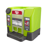 Radians Gravity Fed Eyewash Station - 45 L-One step activation for near instantaneous flow of water