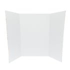 Royal Brites Tri-Fold Display Board - 36" H x 48" W - Black/White-Dual colour - black one side, white on the other