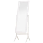 HOMCOM Full Length Mirror Free - 18.5" W x 58.25" H - White-Simple design goes well with any décor 