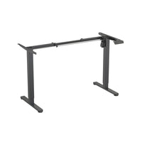 Uplite Electric Sit Stand Desk Frame - Black-Easy up-and-down control provides height adjustment from 28.3" to 46.4", allowing effortless shift from sitting to standing working position.