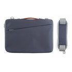 JCPal Tofino Messenger Sleeve for 13" MacBook / Surface Laptop / PC Laptop - Blue-Removable shoulder strap and Retractable carry handle
