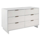 Manhattan Comfort Granville 55.04" Modern Double Wide Dresser - White-Home Assembly Required. All Hardware Included