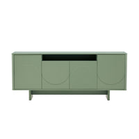 Manhattan Comfort Ella 70.9" Modern Sideboard - Sage Green-Modern Sideboard and Buffet Stand for Dining Room and Living Room Use