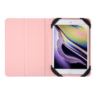 Basic Tech Universal Folio Case for 7" - 8" Tablets - Pink-Fits tablets from 7"-8"