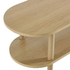 Modway Torus Oval Wood TV Stand - Light Oak-8
