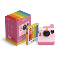 Polaroid Now Gen 3 Instant Camera + Color Film Bundle (8 photos) - Pink-Iconic Polaroid design