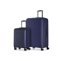 Swiss Mobility CPH 2-Piece Hardside Luggage Set - Navy-Double 360-degree spinner wheels for smooth & quiet rolling
