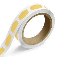 JAM Paper Standard Label Rolls - Marquis Shaped Bottle Favors - 1 7/8 x 3 15/32 - Gold Metallic Foil - 125 Labels/Roll-Colour: Durable Gold Shiny Foil | Make your mail stand out with colourful shipping address labels.