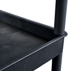 Luxor 3 Shelf Tub Cart, Black, (TC111-B)-Overall Dimensions: 24”D x 32”W x 37 1/4”H