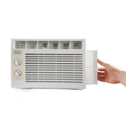 BLACK+DECKER 5,000 BTU Window Air Conditioner-Compact & Efficient: This 15.98" x 13.19" x 12.05" window AC unit fits snugly into standard double hung windows to make installation a breeze. Enjoy refreshingly cool air so you can live in comfort.