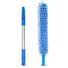Gritt Commercial 22" Flexible Wand Duster - Microfiber and Chenille Sleeve - 20" Pole-Duster Length: 22 Inches