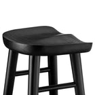 Modway Saville Backless Wood Bar Stools - Black - Set of 2-9