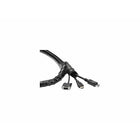StarTech 1.5 m Cable-Management Sleeve - Spiral - 1" Diameter-Flexible and expandable spiral wrap fits many cables, from thin phone chargers to thick power cords