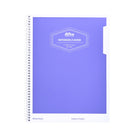Hilroy 1 Subject Poly Cover Notebook with Pocket, 10-1/2" H x 8" W - Assorted Colours-90 brightness