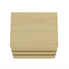Manhattan Comfort Molly 26" Modern Nightstand 2-Piece Set - Natural Oak-20.9" L x 26" W x 24" H