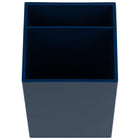 JAM Paper Plastic Pen Holder - Navy Blue-Quantity: Sold Individually | Durable plastic construction allows this product to be a staple of your desk for a long time.