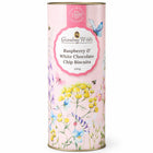 Grandma Wild's Wildflower Meadow Cookie Tube - Raspberry & White Chocolate Chip - 200 g-Raspberry flavour cookies with white chocolate chips