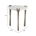 Zuo Rench Side Table - White-6