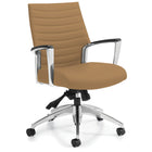 Global Accord Medium Back Tilter Office Chair - Tan-Medium back tilter chair