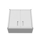Manhattan Comfort Fortress Modern Garage Cabinet - 30" W x 30.3" H - White-9