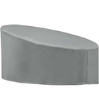 Modway Immerse Siesta and Convene Canopy Daybed Outdoor Patio Furniture Cover - Grey-Canopy Daybed Furniture Cover