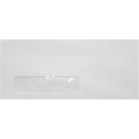 JAM Paper #10 Window Envelopes - Bright White - Laser Safe - 4 1/8" x 9 1/2" - 1000 Pack-#10 window envelopes (4 1/8 x 9 1/2)