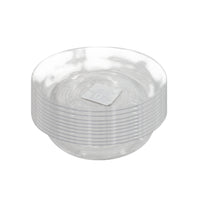 Blooms Clear Saucer - 6" - 10 Pack-Ideal for small indoor plants