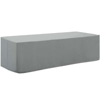 Modway Immerse Convene / Sojourn / Summon Chaise or Sofa Outdoor Patio Furniture Cover - Grey-Outdoor Patio Furniture Cover