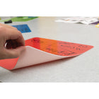Pacon Self-Stick Dry Erase Squares - 5 Assorted Colors - 10" x 10" - 10 Count-Washable for even longer usage