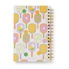 Studio Oh! Medium Spiral Notebook - 5-3/4" x 8-3/4" - Lined - 80 Sheets - Pickleball Rally-Acid-free and recyclable paper