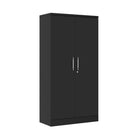 Ceha Canada BDM 180 Storage Cabinet with Fixed handle - Black-POWDER-COATED FINISH: A durable, scratch-resistant coating protects against wear and tear, ensuring a sleek appearance for years to come