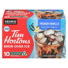Tim Hortons K-Cup Brew Over Ice Single Serve Coffee Pods - French Vanilla - 10 Pack-Coffee Pods
