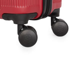 Air Canada Laurentian 24" Hardside Checked Luggage - 360-Degree Spinner - Red-Fully lined interior includes a zippered divider, compression straps, a zippered mesh pocket and 2 shoe pockets