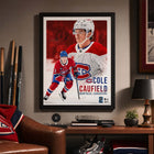 Frameworth Cole Caufield Canadiens Portrait Collage - Framed Print - 16" W x 20" L-9