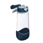 b.box - Tritan Sport Spout Bottle - 600ml - Midnight-Easy-flow silicone spout and flip lid keep drinking simple and clean