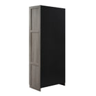 Manhattan Comfort Hopkins 59.22" 2-Piece Modern 14-Shelf Storage Closet - Grey-16.11" L x 29.61" W x 71.11" H