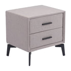 Zuo Halle Side Table - Grey-Colour: Grey