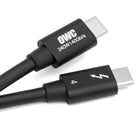 OWC 28" Thunderbolt USB-C Cable - Black-Powerful: Certified safe delivery of up to 240 watts of power/charging from docks, adapters, and other devices