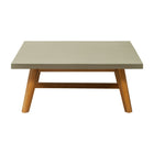 Zuo Kert Coffee Table - Grey-Faux Concrete Duralcrete square shape tabletop