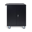 Luxor 32-Device AC Charging Cart for Up to 17" Laptops/Chromebooks-Includes two UL-Listed 16-outlet 110V vertical electrical power strips