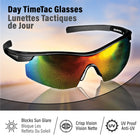Bell + Howell Tacvisor Anti-Glare Polarized HD Anti-UV Windshield Sun Guard and Sunglasses Kit-Day and night car visor: includes a yellow daytime visor and a darker night visor for flexible glare control when driving in changing light