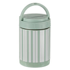 General Supply Goods + Co 500 ml Double Wall Stainless Steel Food Jar - Sage-Double wall stainless steel construction for temperature retention