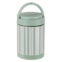 General Supply Goods + Co 500 ml Double Wall Stainless Steel Food Jar - Sage-Double wall stainless steel construction for temperature retention