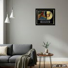 Smashing Pumpkins Infinite Sadness Music Cover with Gold Vinyl - Framed Print - 28" x 24"-Ready to hang - arrives fully assembled