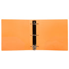 JAM Paper Plastic 3" 3-Ring Binder - Orange -Colour: Orange, Be stylish and organized with colourful binders