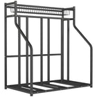 Soozier Bike Stand Rack-Single-side bike stand holds up to 3 bicycles securely