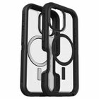 OtterBox Defender XT Clear Pro iPhone 16 - Dark Side-Protective dual-layer design keeps phone securely in place with a pressure-fitted frame