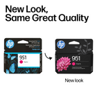 HP 951 Magenta Original Ink Cartridge (CN051AN)-HP Printer compatibility: HP Officejet Pro 251, 276, 8100, 8600, 8610, 8615, 8620, 8625, 8630.