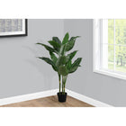 Monarch Specialties 42" Artificial Indoor Evergreen Tree - Floor - Black Pot-22 real touch, adjustable, lush green leaves create a lifelike appearance