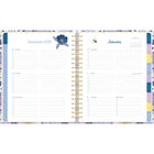 High Note 2027 Deluxe Hardcover Weekly/Monthly Planner - 9 x 10" - Garden Bee - English-2026, 2027, and 2028 year-at-a-glance grids 
